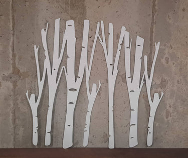 Birch Trees Wall Decor | Modern Metal Rustic Birch Tree Decor | Aspen Trees |  Metal Wall Art | Nature Decor | Metal Trees | Birch Tree